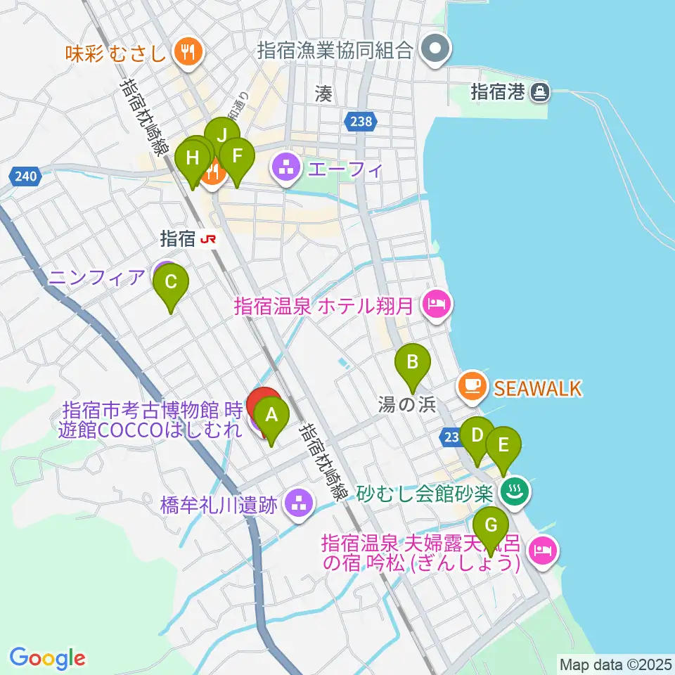 時遊館COCCOはしむれ周辺の駐車場・コインパーキング一覧地図