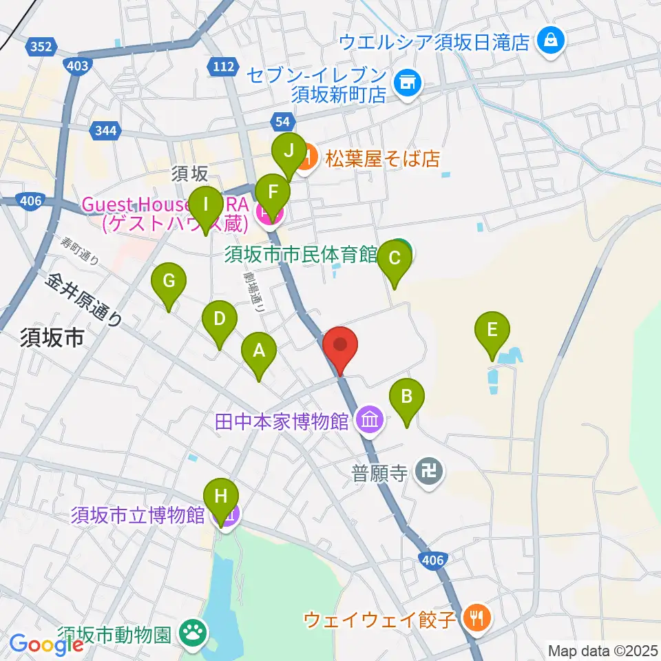 豪商の館 田中本家博物館周辺の駐車場・コインパーキング一覧地図