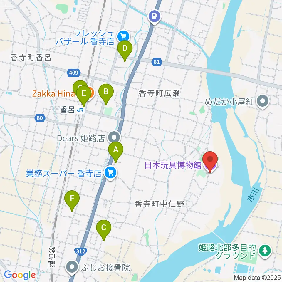 日本玩具博物館周辺の駐車場・コインパーキング一覧地図