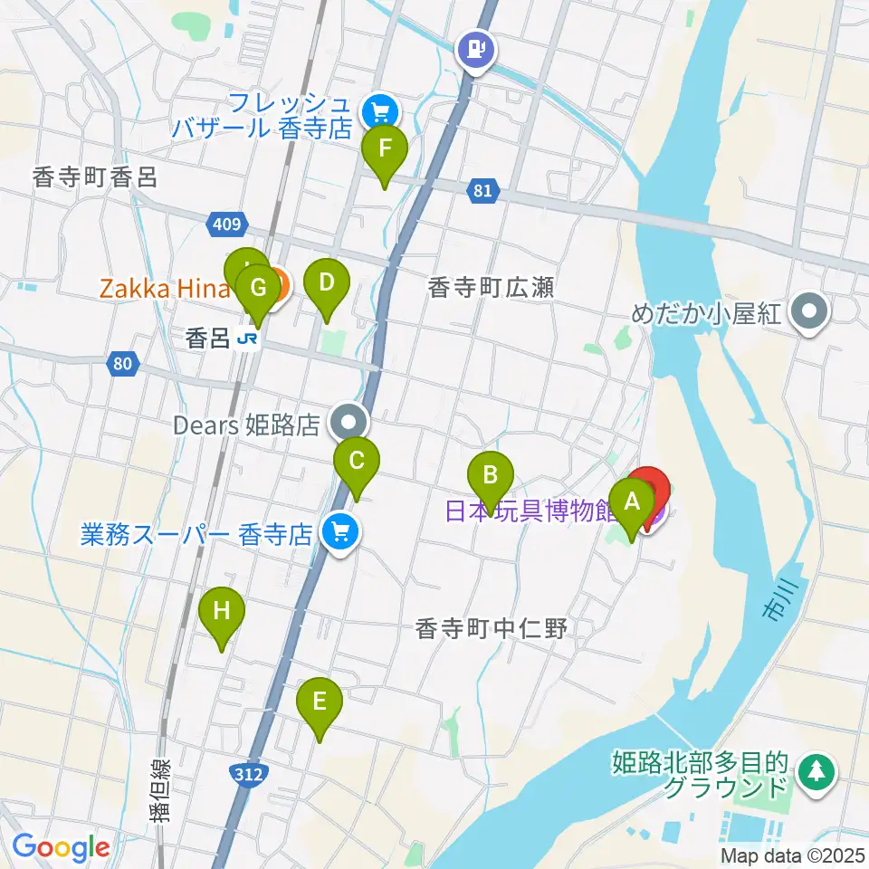日本玩具博物館周辺の駐車場・コインパーキング一覧地図