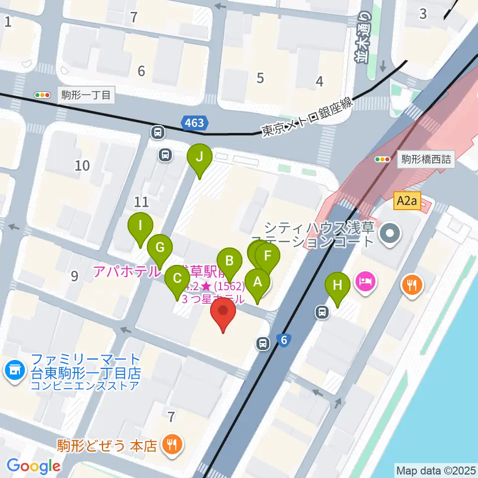 世界のカバン博物館周辺の駐車場・コインパーキング一覧地図