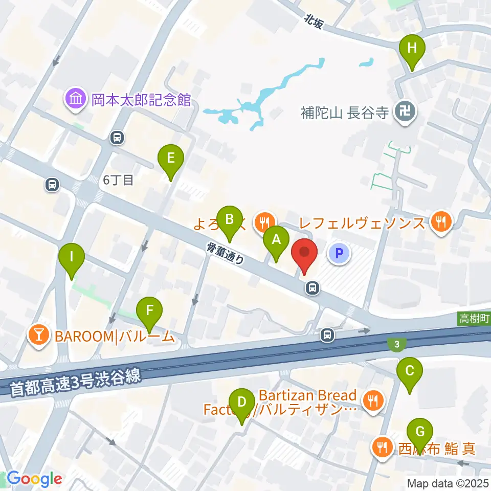 紅ミュージアム周辺の駐車場・コインパーキング一覧地図
