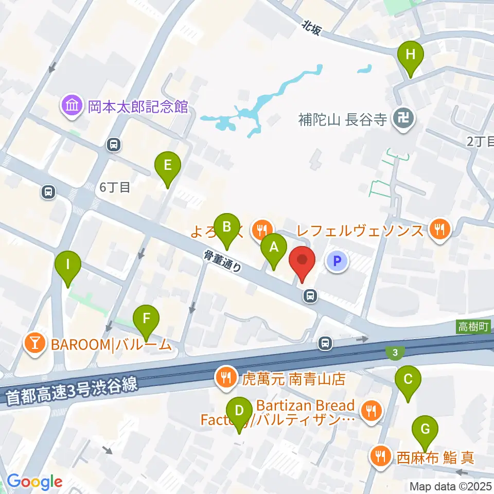 紅ミュージアム周辺の駐車場・コインパーキング一覧地図