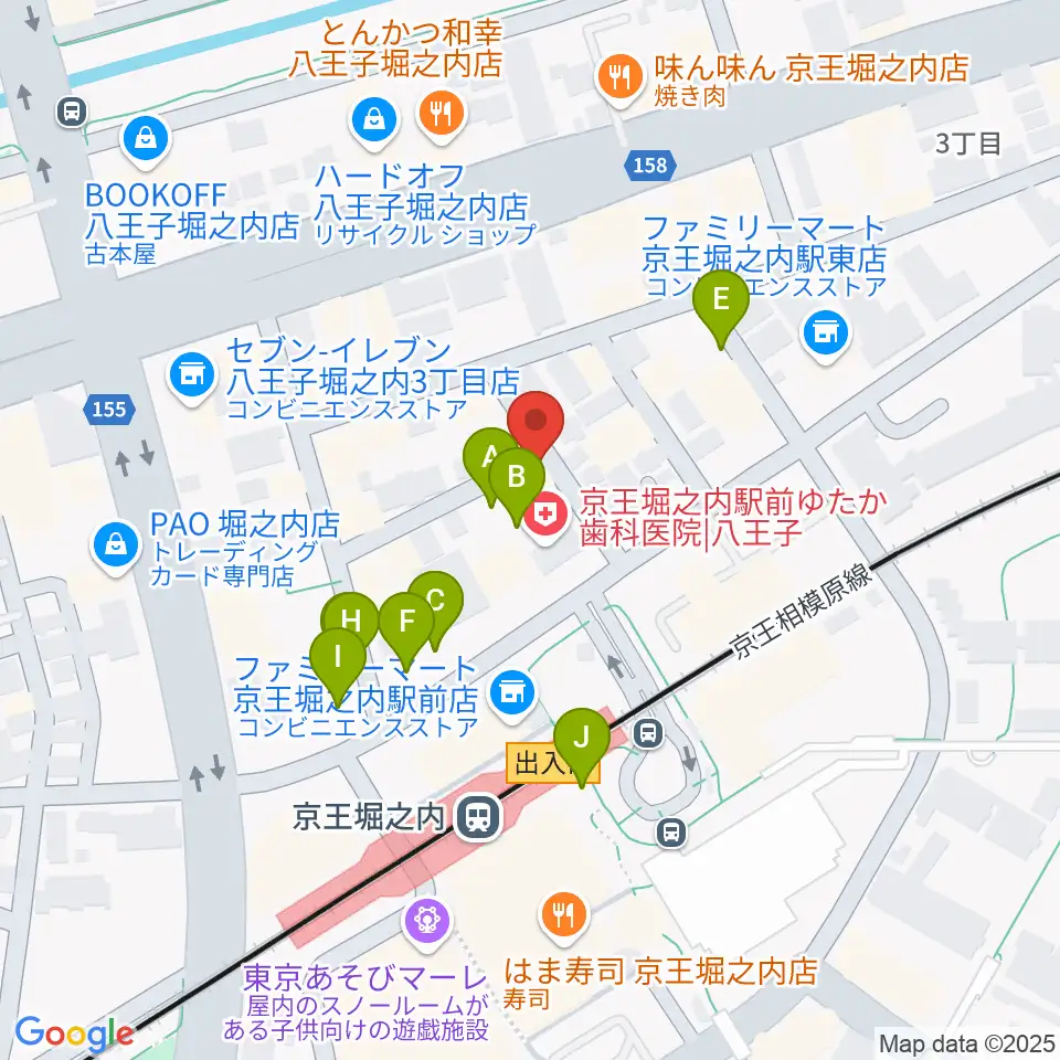 パンキースタジオ周辺の駐車場・コインパーキング一覧地図