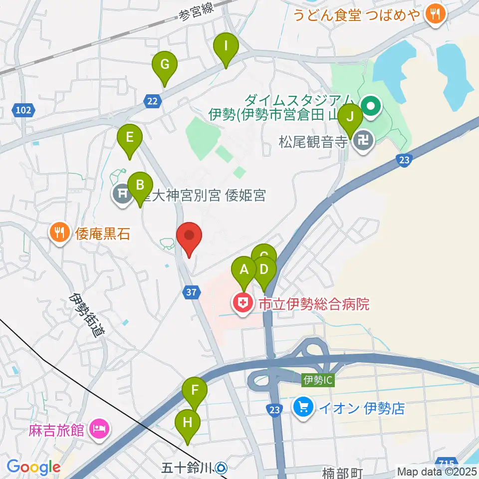 佐川記念神道博物館周辺の駐車場・コインパーキング一覧地図