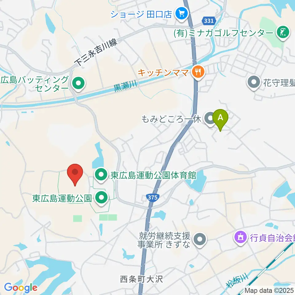創建ホーム東広島スポーツパーク周辺の駐車場・コインパーキング一覧地図