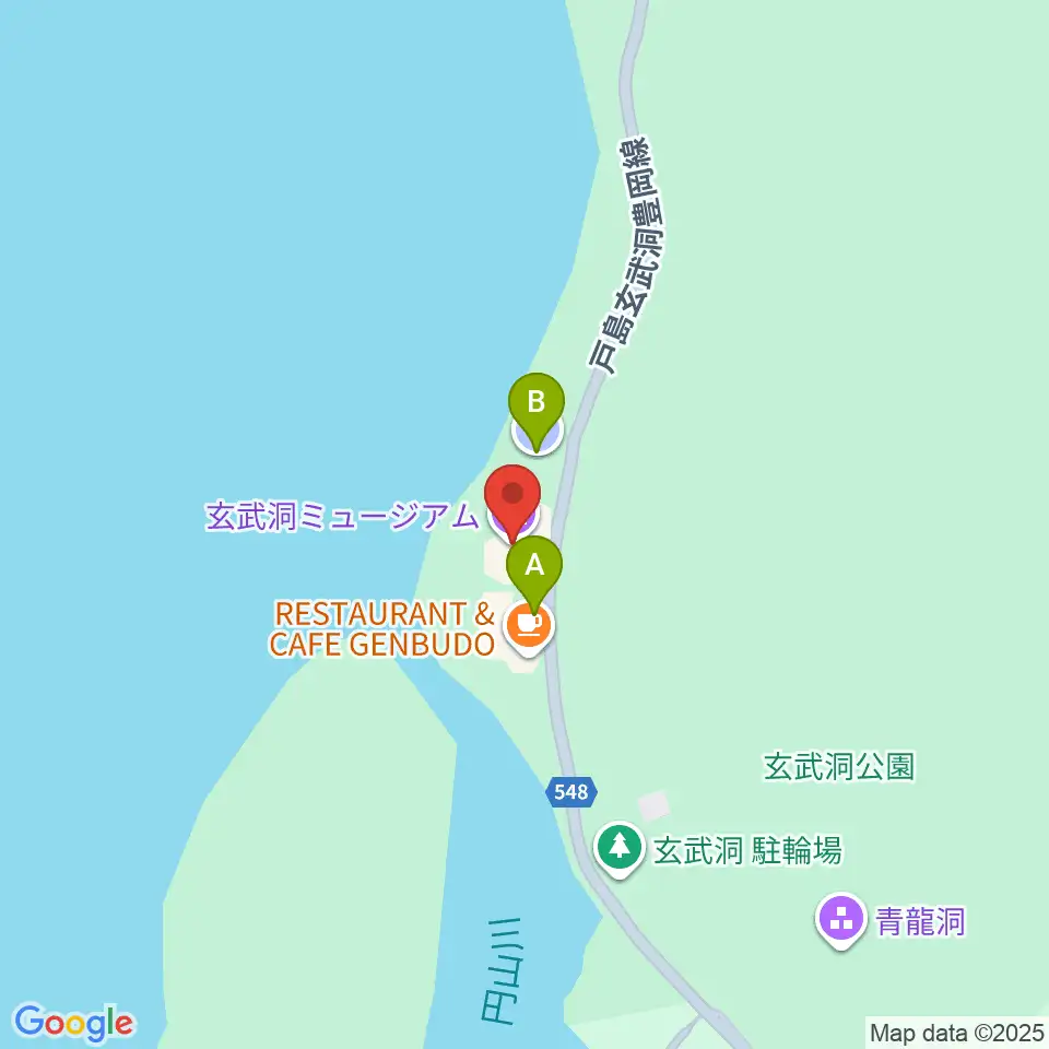 玄武洞ミュージアム周辺の駐車場・コインパーキング一覧地図