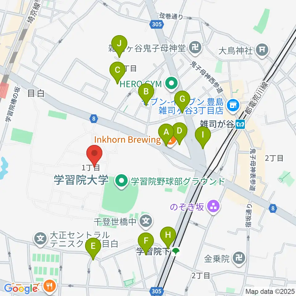 霞会館記念学習院ミュージアム周辺の駐車場・コインパーキング一覧地図