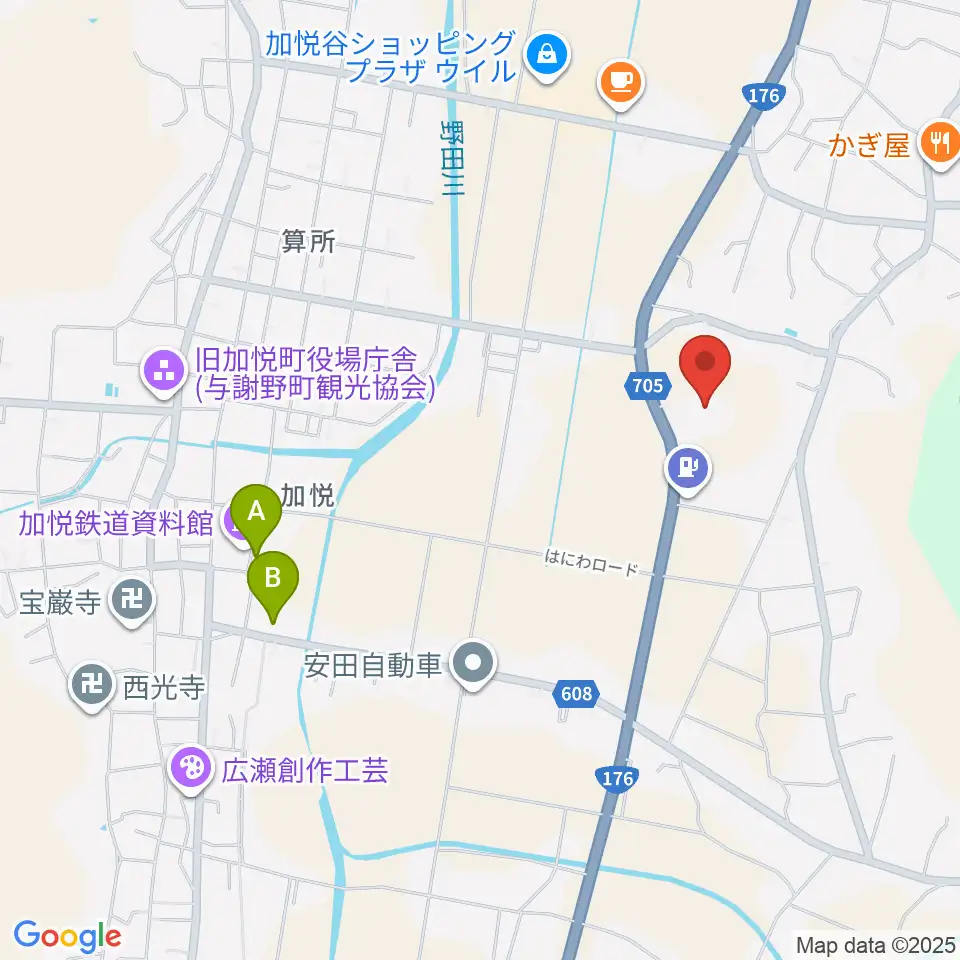 与謝野町立古墳公園はにわ資料館周辺の駐車場・コインパーキング一覧地図