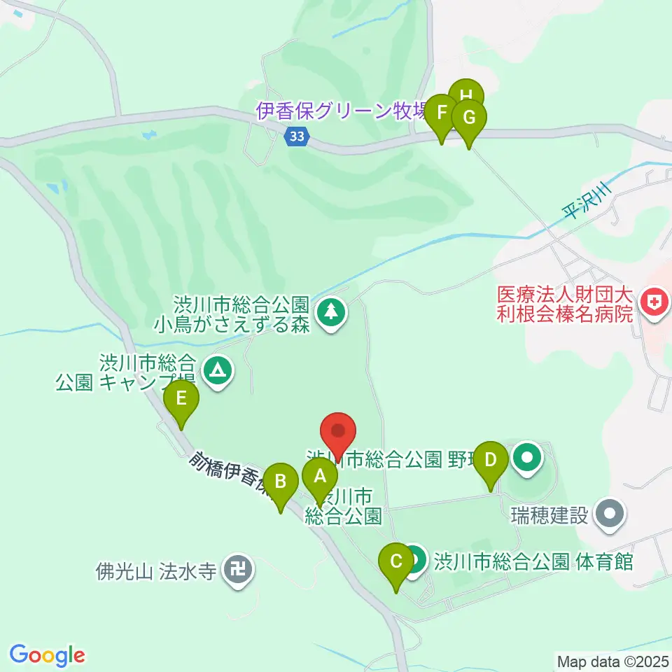 瑞穂建設スタジアム周辺の駐車場・コインパーキング一覧地図