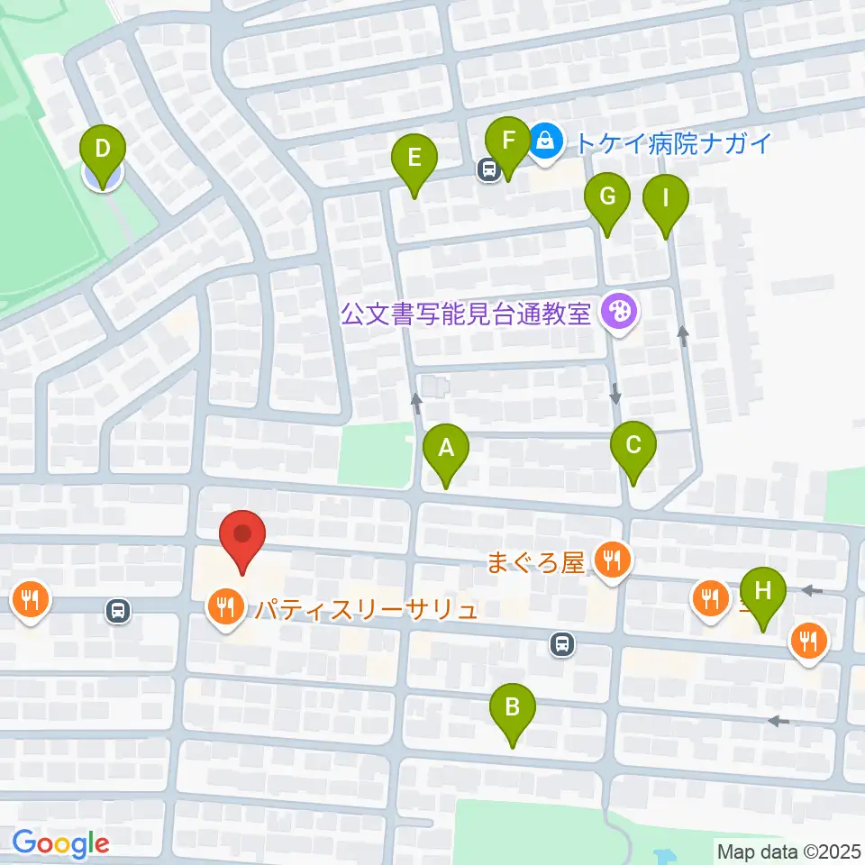 スタジオジャスト能見台本店周辺の駐車場・コインパーキング一覧地図