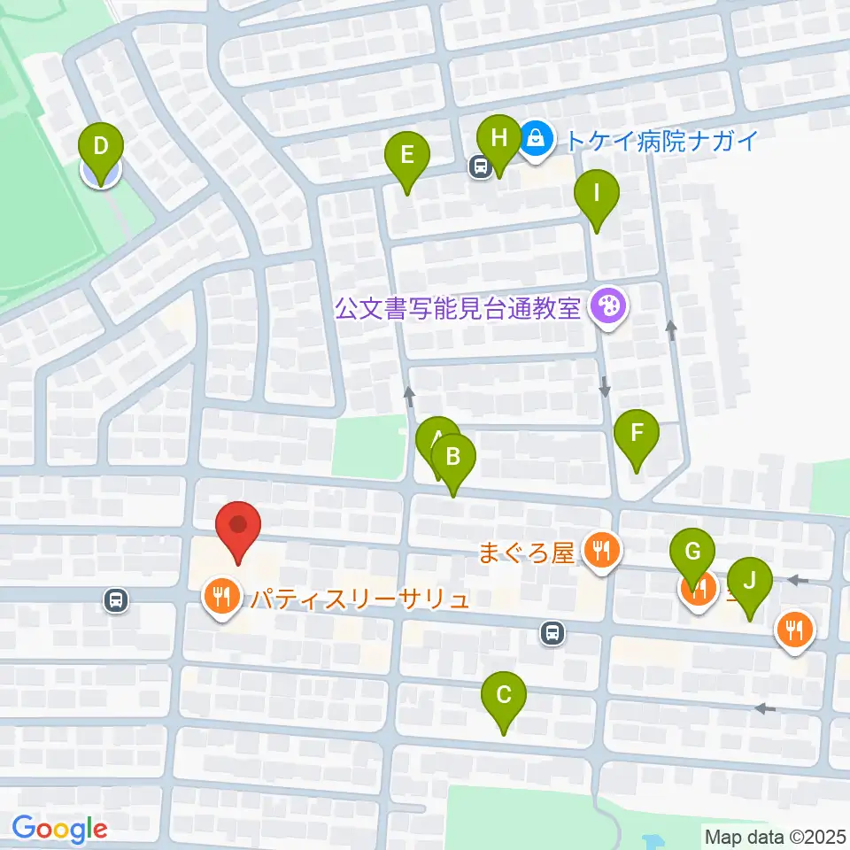 スタジオジャスト能見台本店周辺の駐車場・コインパーキング一覧地図