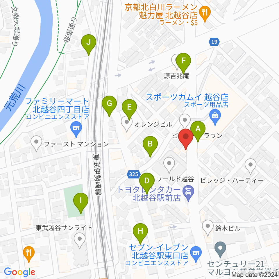 STUDIO JOURNEY周辺の駐車場・コインパーキング一覧地図