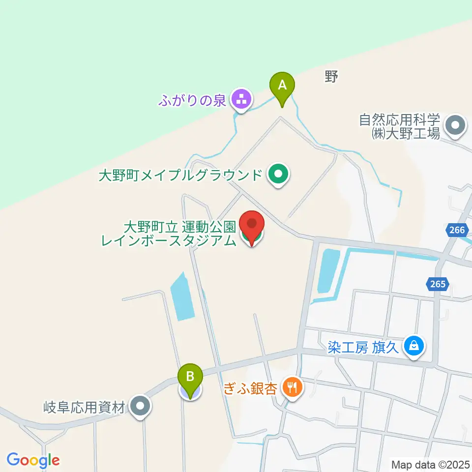 弘光舎レインボースタジアム周辺の駐車場・コインパーキング一覧地図