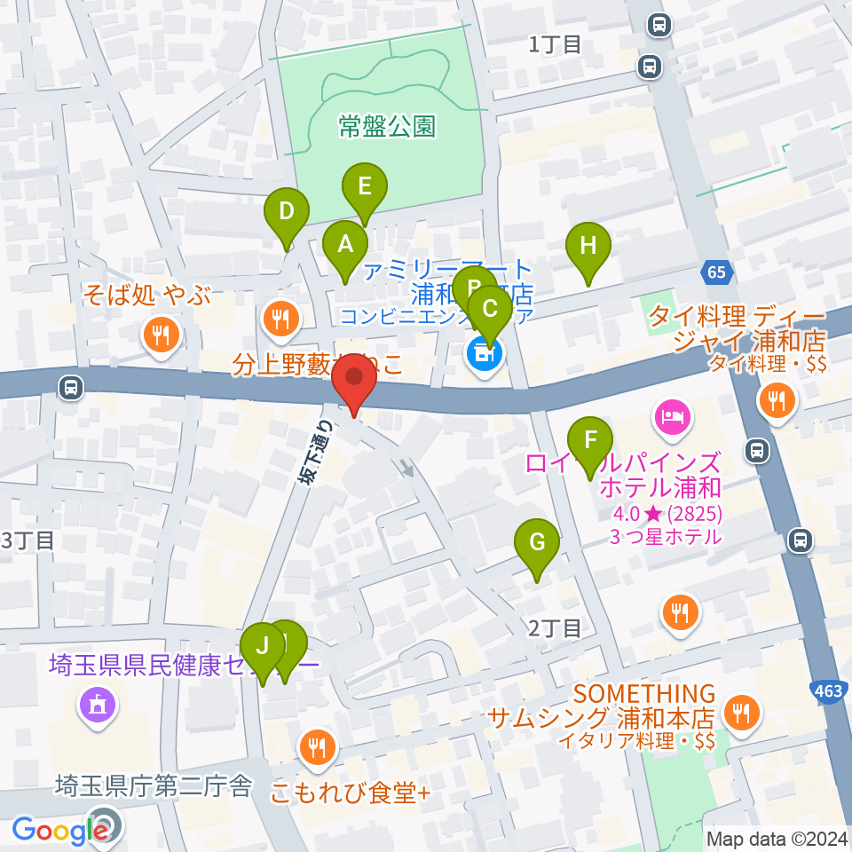 キャッツアイ周辺の駐車場・コインパーキング一覧地図