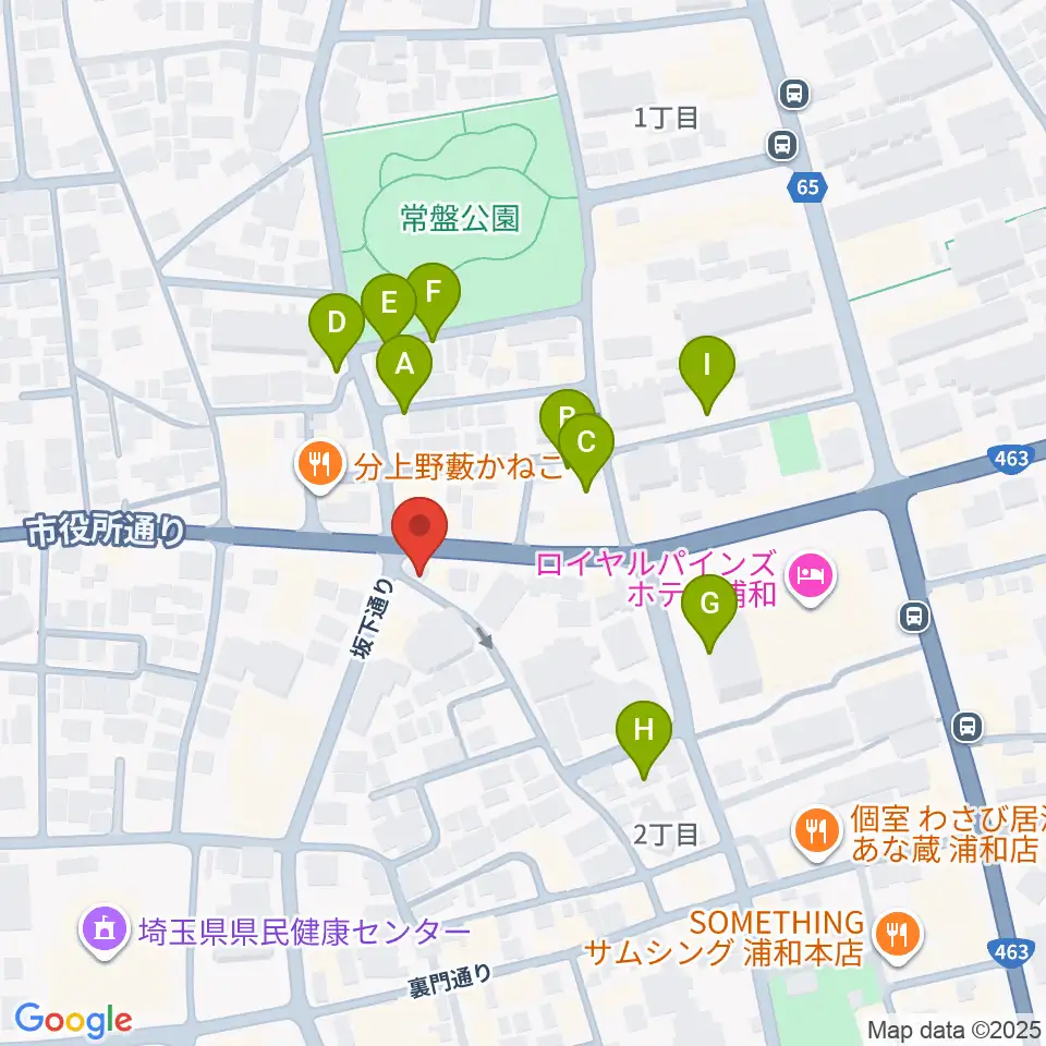 キャッツアイ周辺の駐車場・コインパーキング一覧地図