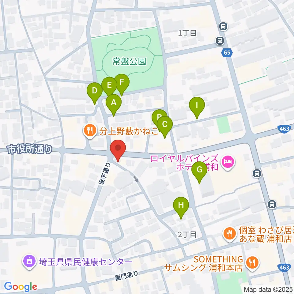 キャッツアイ周辺の駐車場・コインパーキング一覧地図