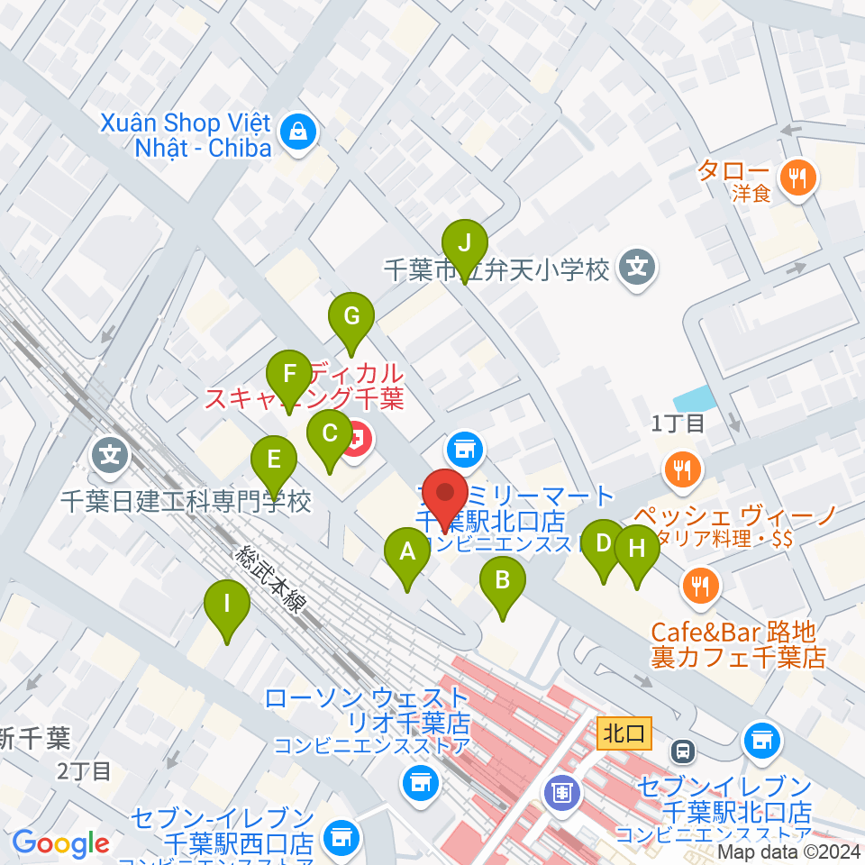 サウンドスタジオラパン周辺の駐車場・コインパーキング一覧地図