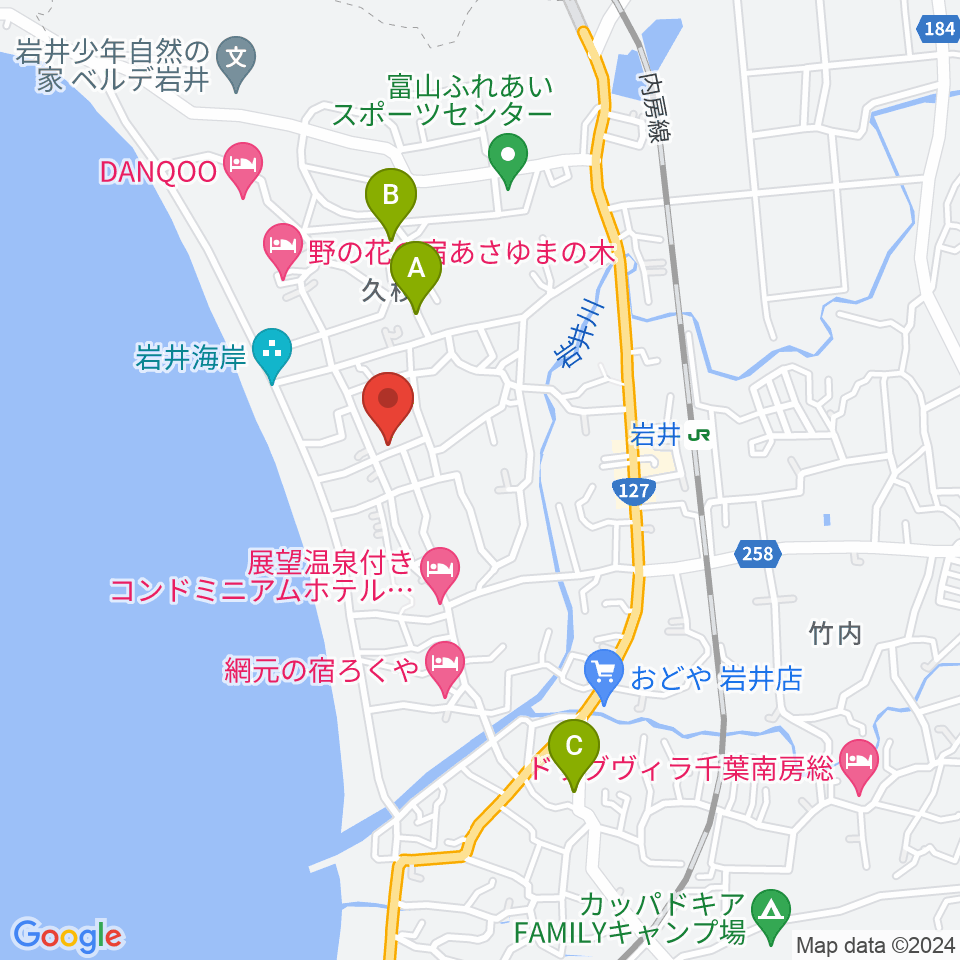 いとうRYO周辺の駐車場・コインパーキング一覧地図