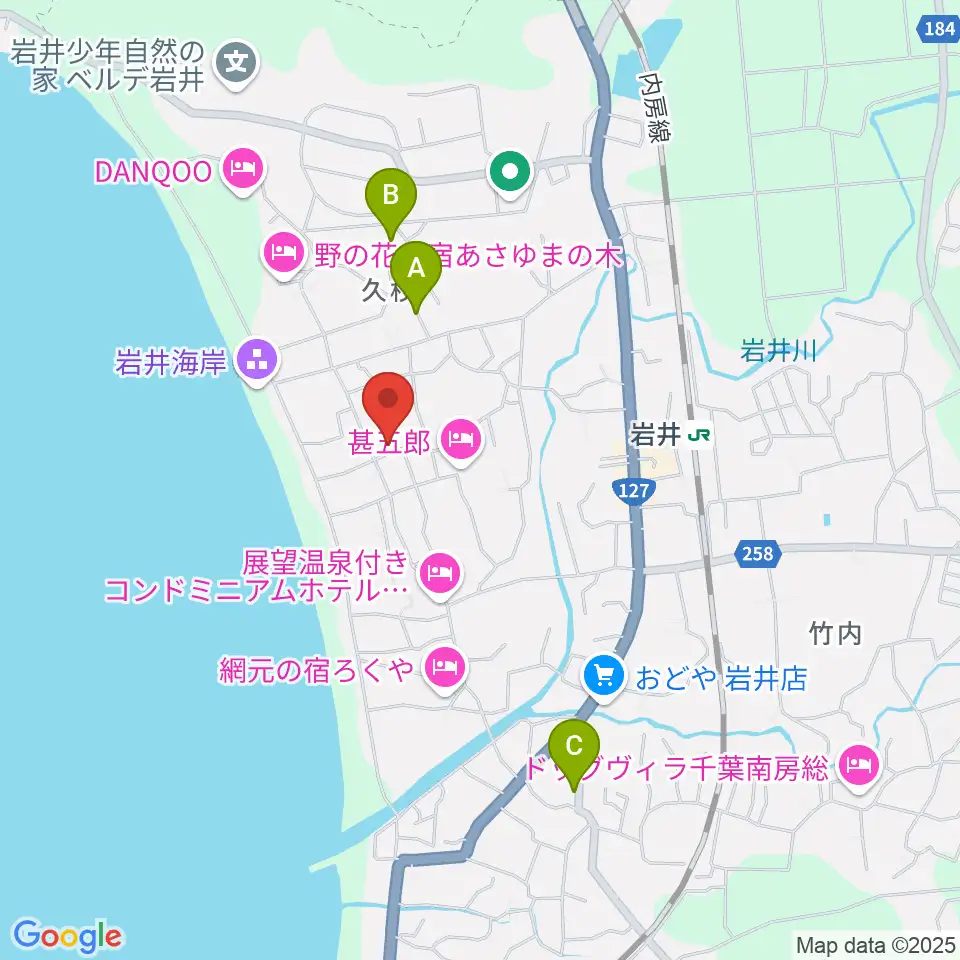 いとうRYO周辺の駐車場・コインパーキング一覧地図