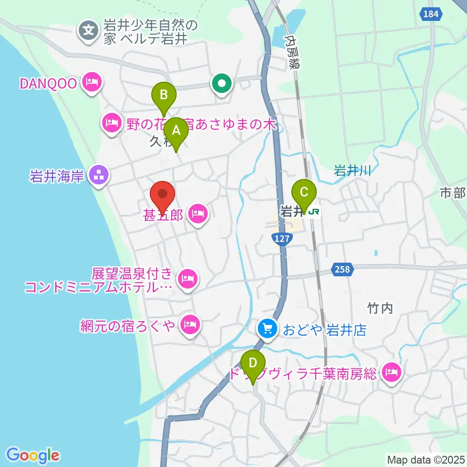 いとうRYO周辺の駐車場・コインパーキング一覧地図
