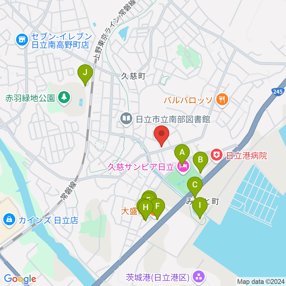 スタジオチャプターハウス周辺の駐車場・コインパーキング一覧地図