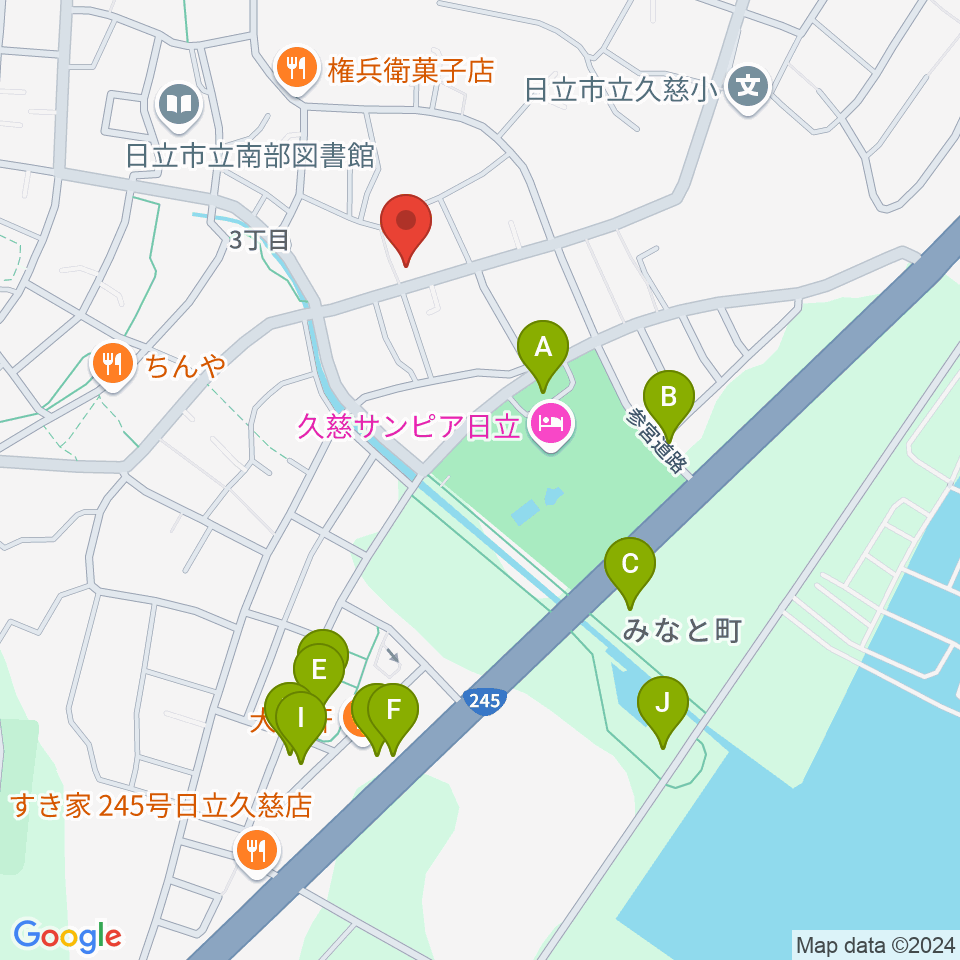 スタジオチャプターハウス周辺の駐車場・コインパーキング一覧地図