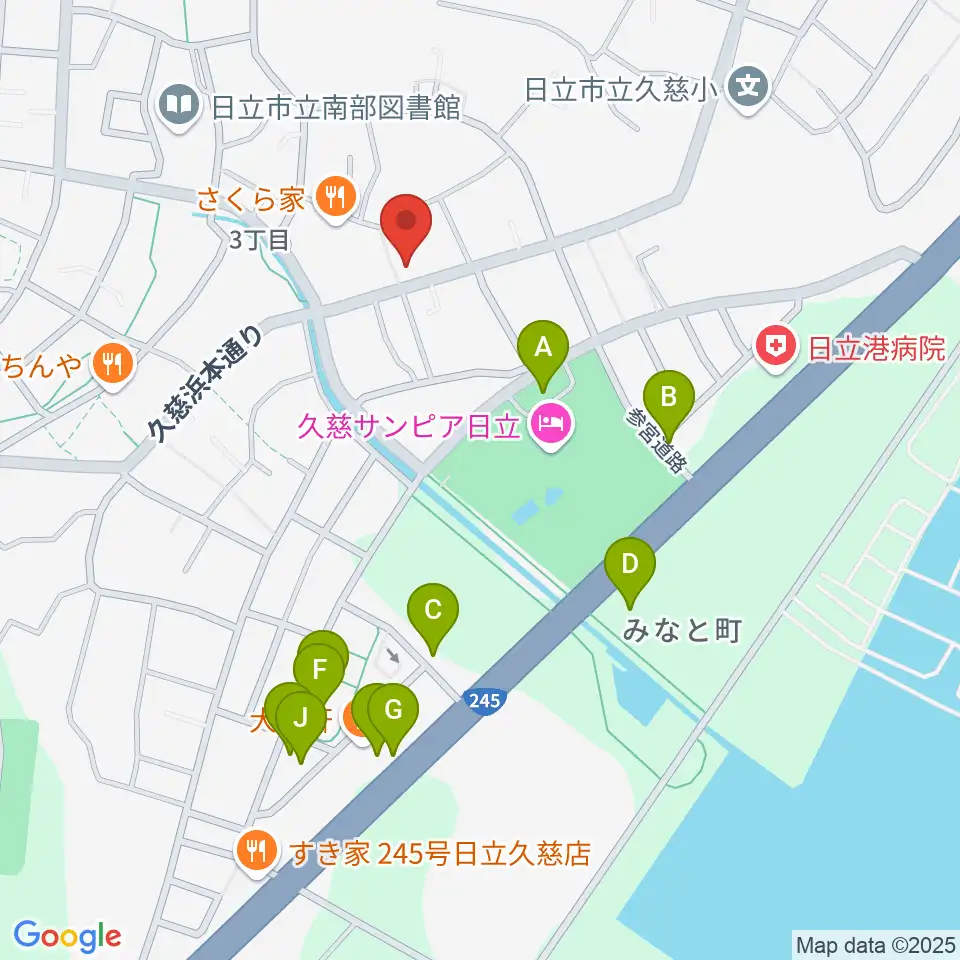 スタジオチャプターハウス周辺の駐車場・コインパーキング一覧地図