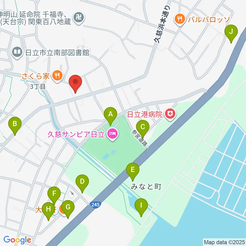 スタジオチャプターハウス周辺の駐車場・コインパーキング一覧地図