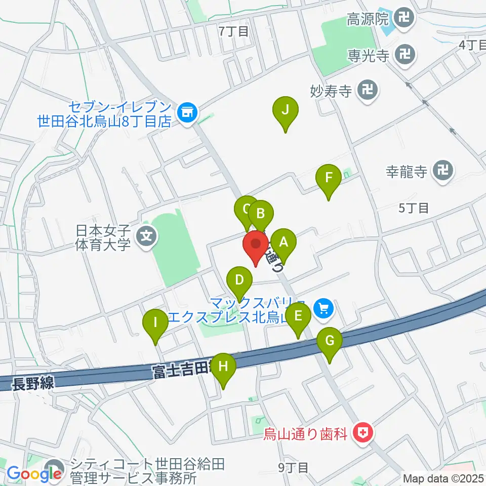 BS&T Studio周辺の駐車場・コインパーキング一覧地図