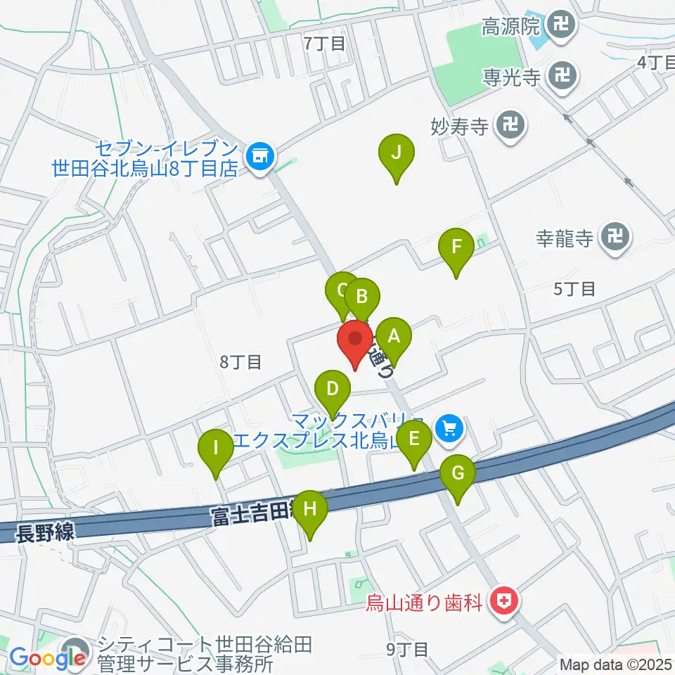 BS&T Studio周辺の駐車場・コインパーキング一覧地図