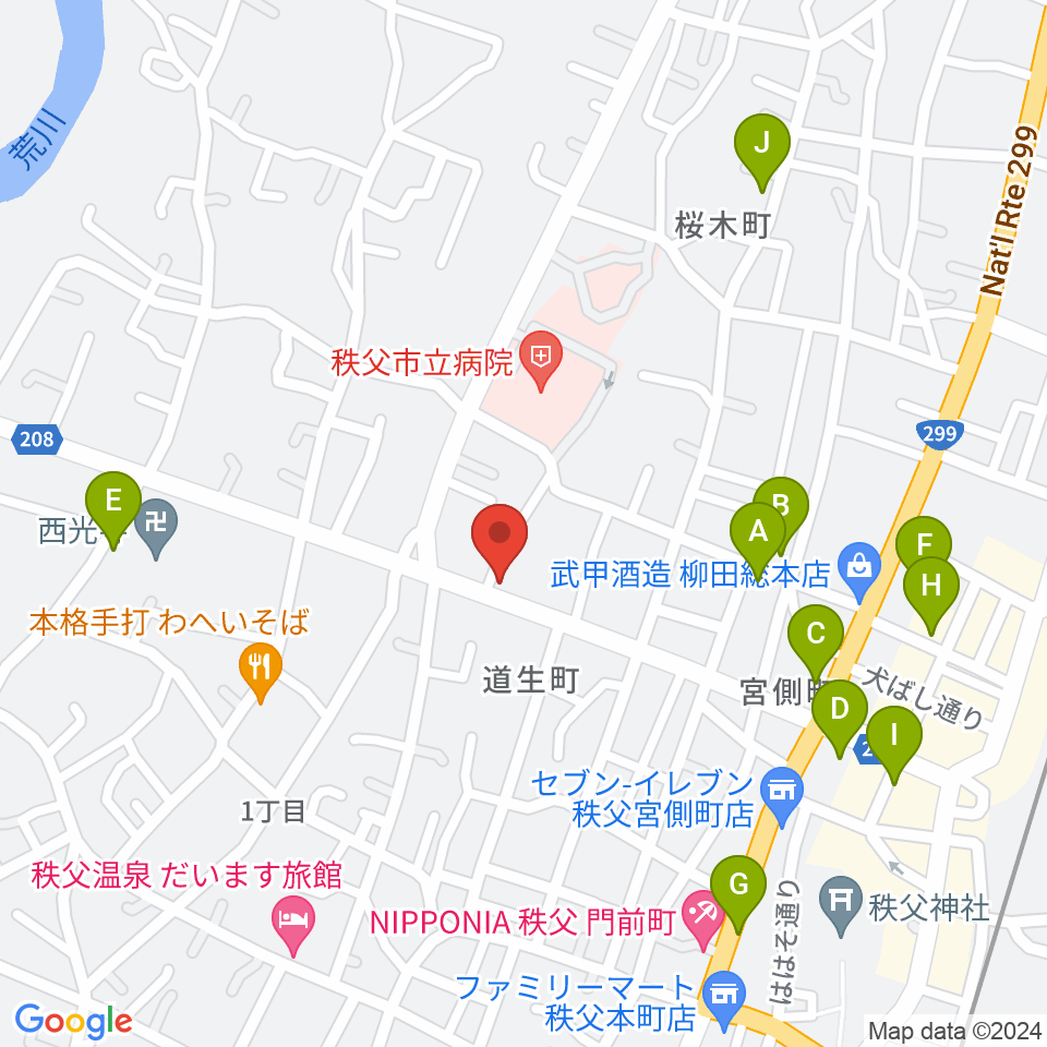 STUDIO JOY周辺の駐車場・コインパーキング一覧地図