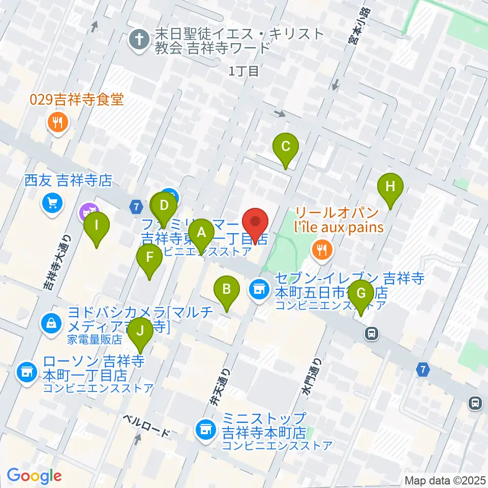 スタジオ・アルファ・ベガ周辺の駐車場・コインパーキング一覧地図