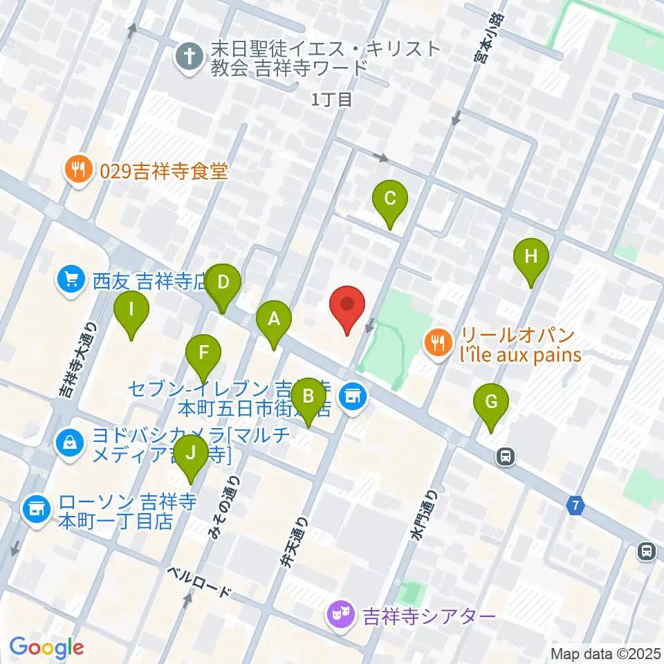 スタジオ・アルファ・ベガ周辺の駐車場・コインパーキング一覧地図