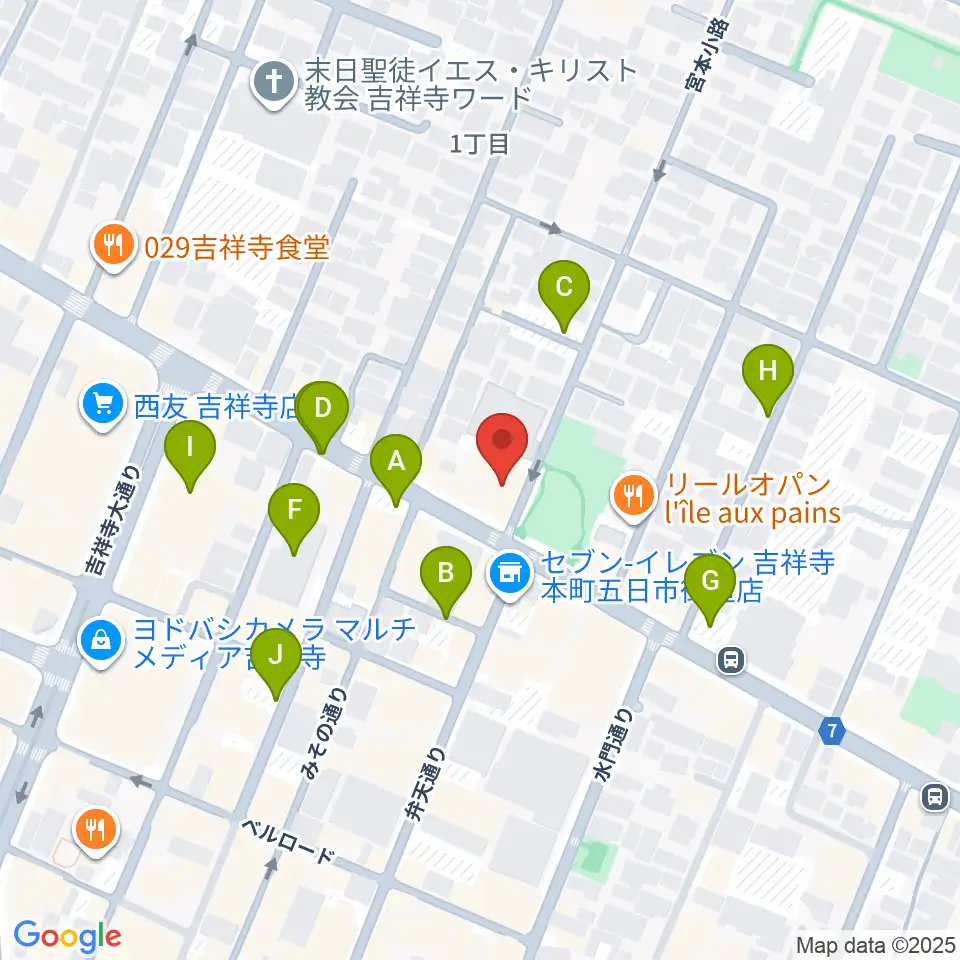 スタジオ・アルファ・ベガ周辺の駐車場・コインパーキング一覧地図