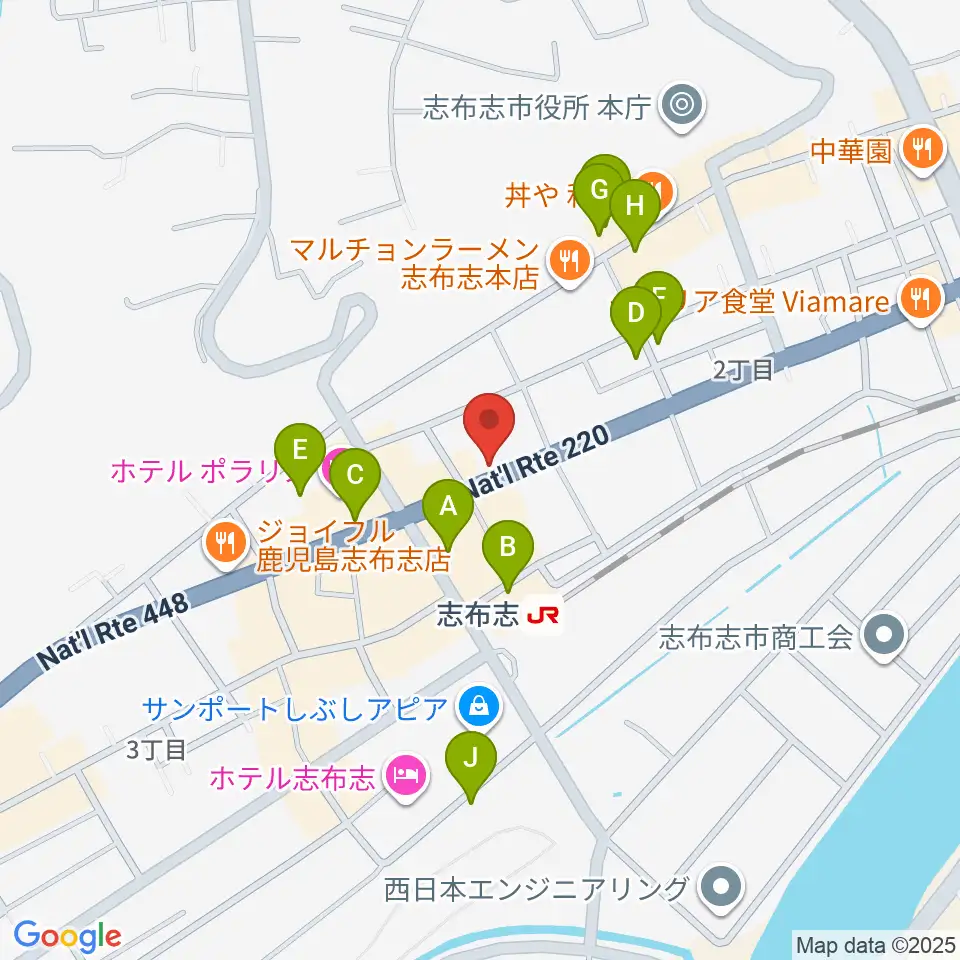 島津楽器周辺の駐車場・コインパーキング一覧地図