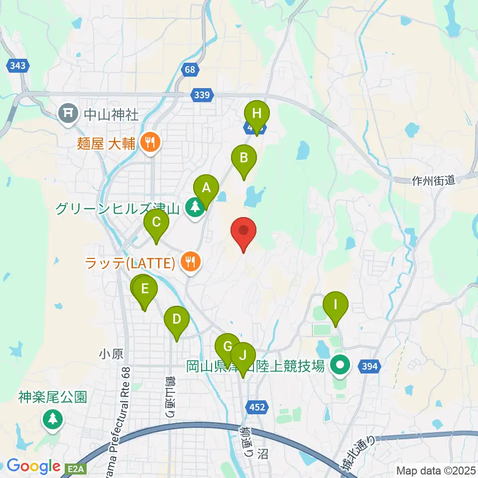 アムズ音楽教室周辺の駐車場・コインパーキング一覧地図