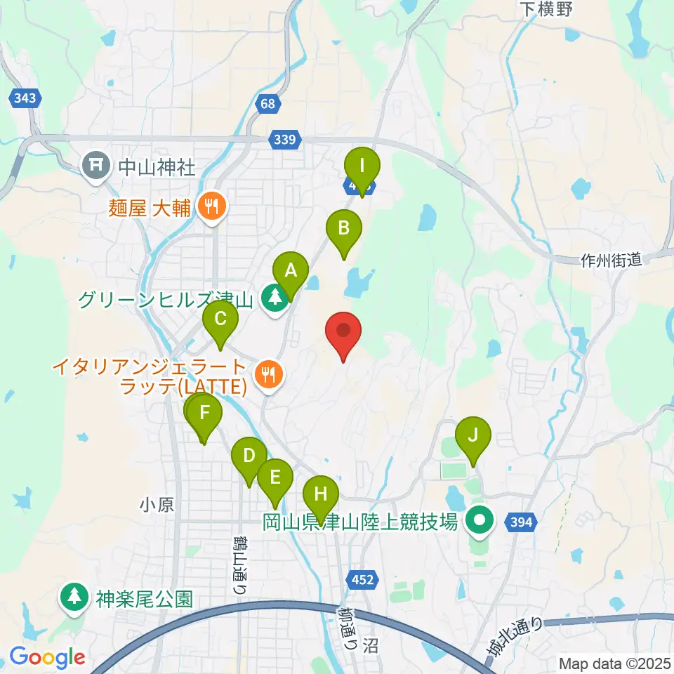 アムズ音楽教室周辺の駐車場・コインパーキング一覧地図