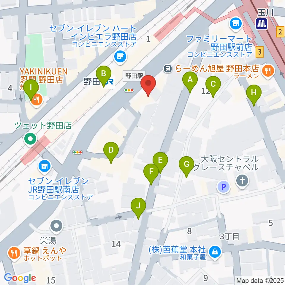 Matsuda Music School周辺の駐車場・コインパーキング一覧地図