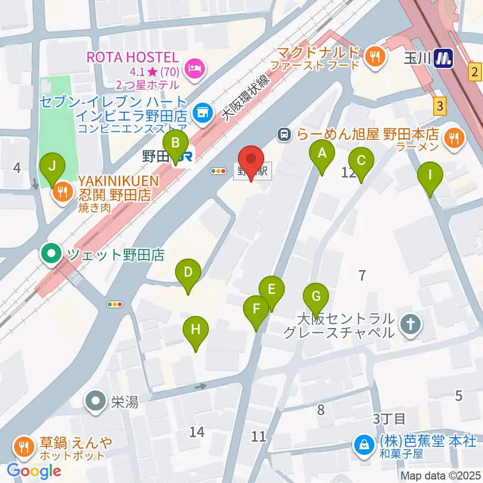 Matsuda Music School周辺の駐車場・コインパーキング一覧地図