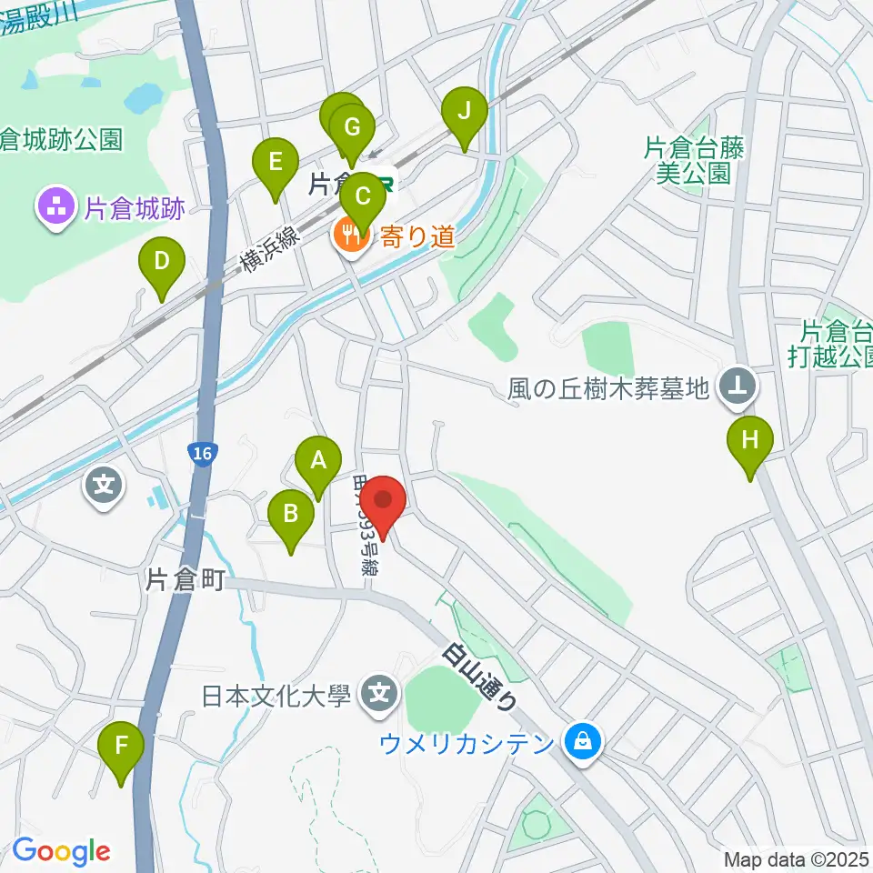 ムジークシューレ音楽教室周辺の駐車場・コインパーキング一覧地図