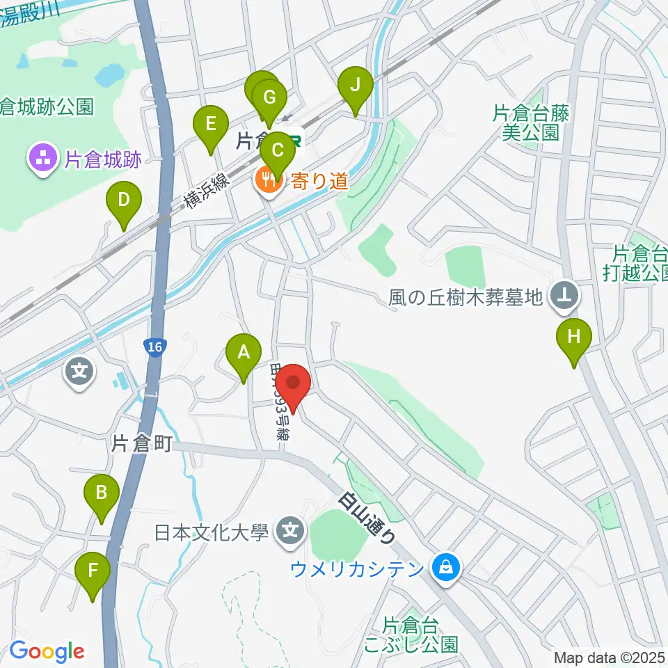 ムジークシューレ音楽教室周辺の駐車場・コインパーキング一覧地図