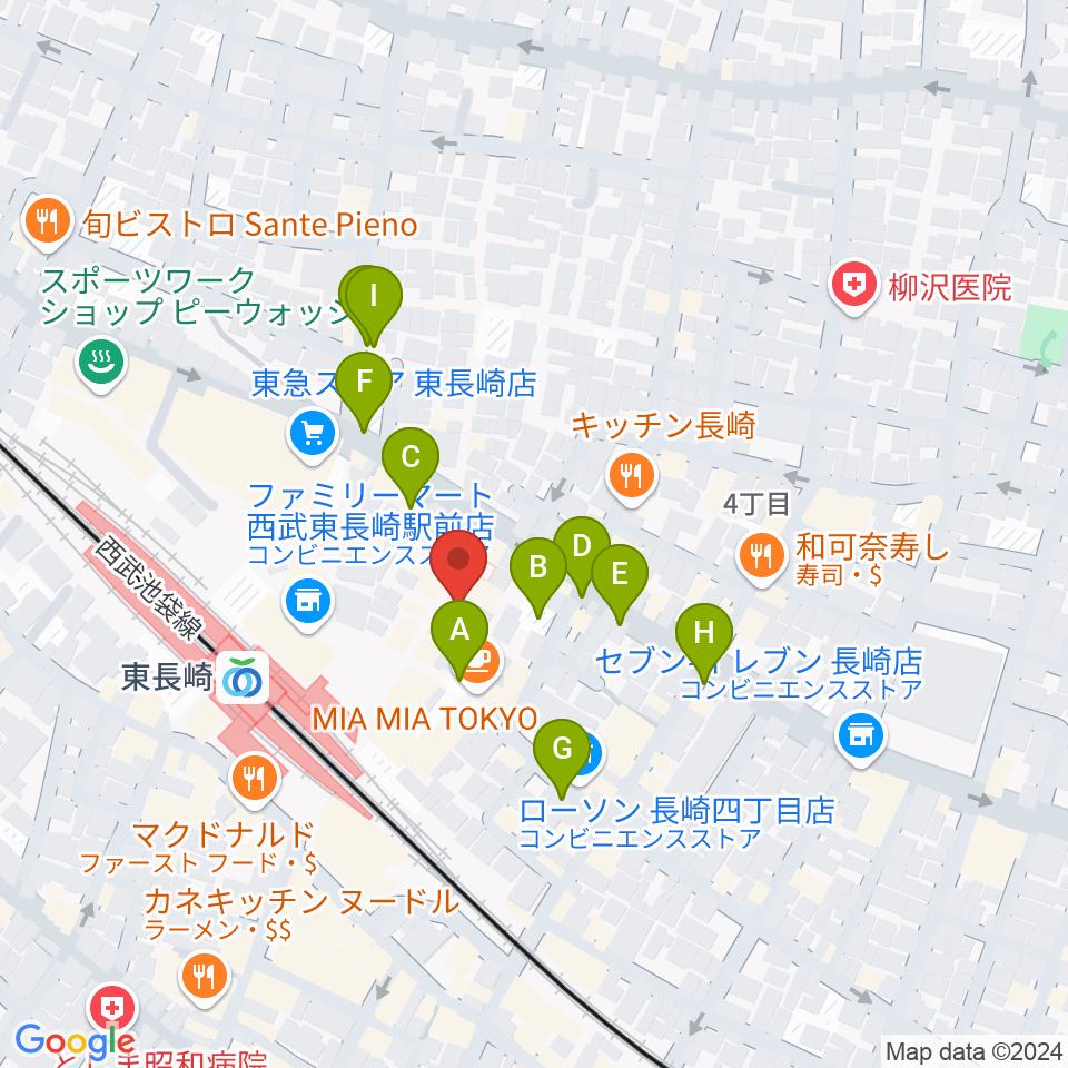 クラウドメイトミュージックスクール周辺の駐車場・コインパーキング一覧地図