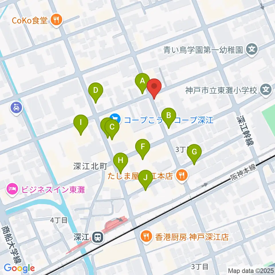レオミュージック周辺の駐車場・コインパーキング一覧地図