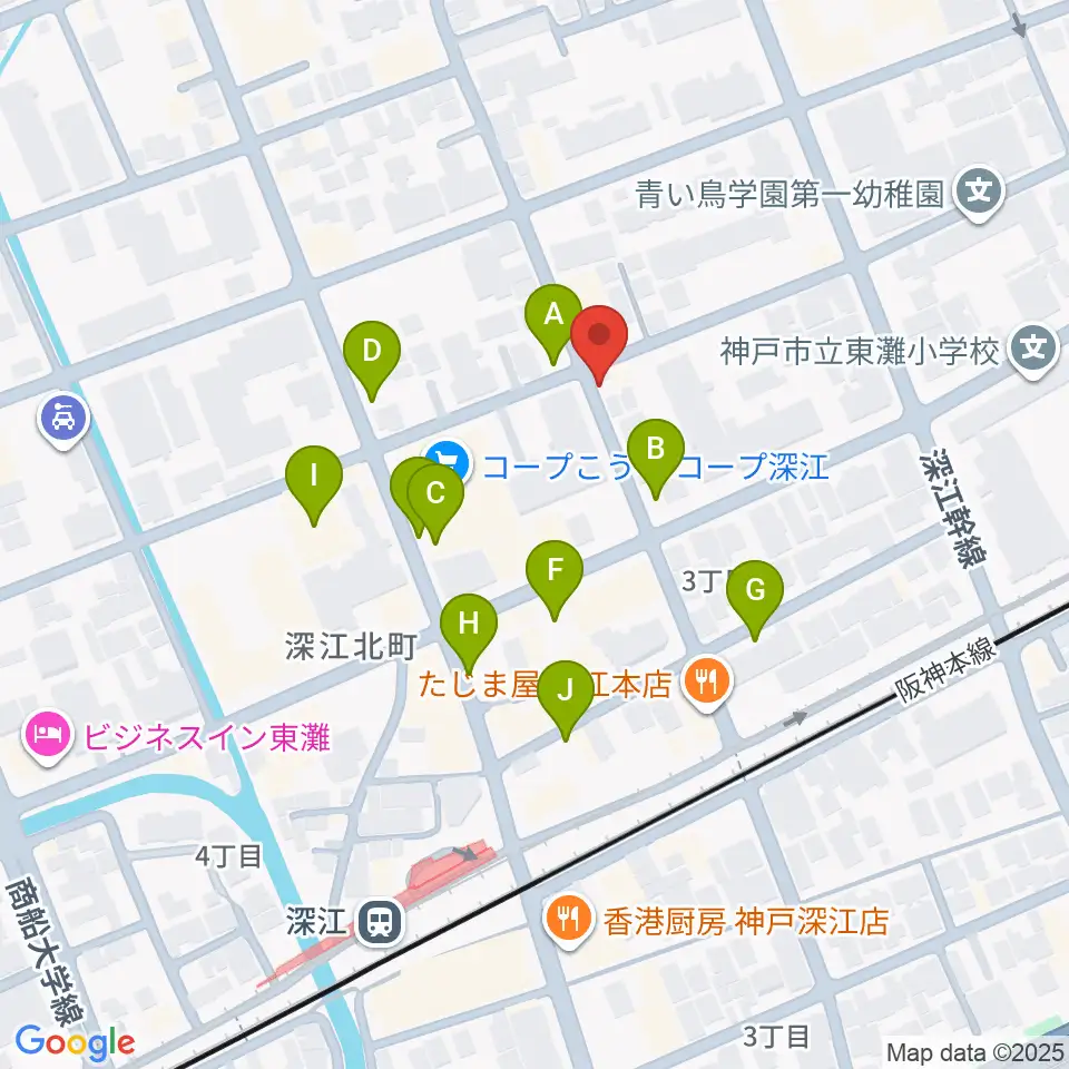 レオミュージック周辺の駐車場・コインパーキング一覧地図