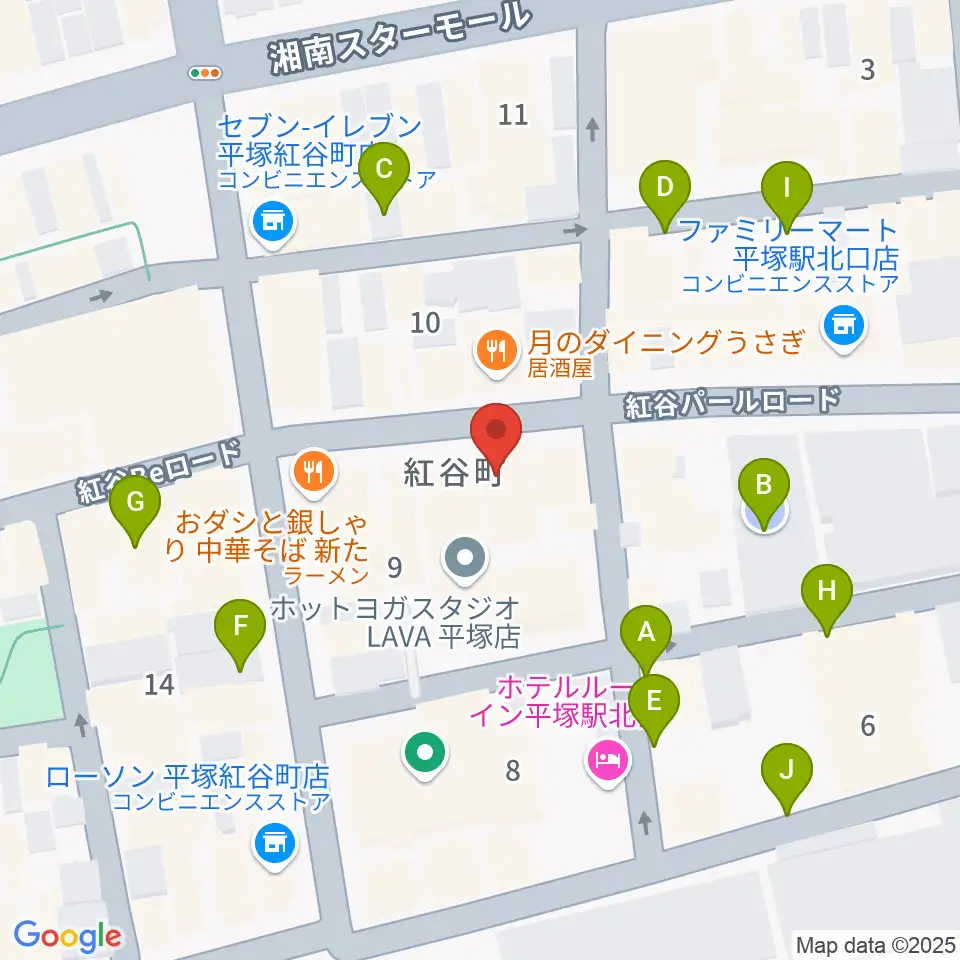 音楽スペースパル周辺の駐車場・コインパーキング一覧地図