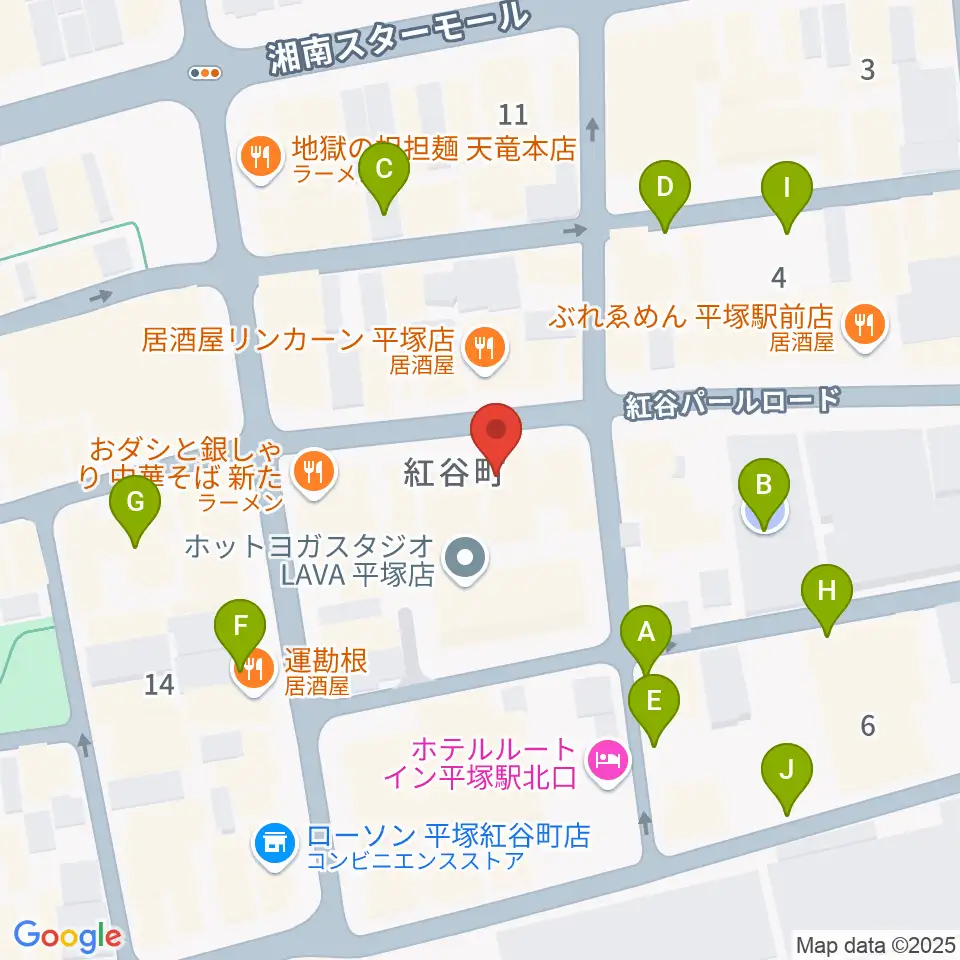 音楽スペースパル周辺の駐車場・コインパーキング一覧地図