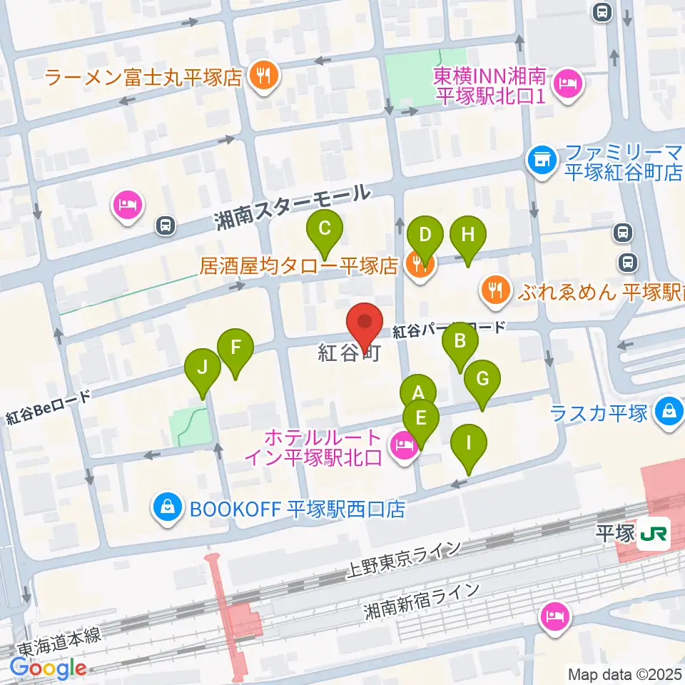 音楽スペースパル周辺の駐車場・コインパーキング一覧地図