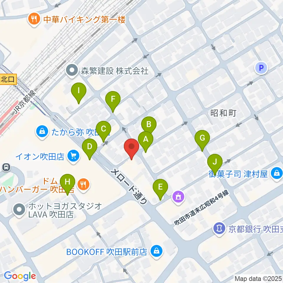 歌枕直美音楽教室周辺の駐車場・コインパーキング一覧地図