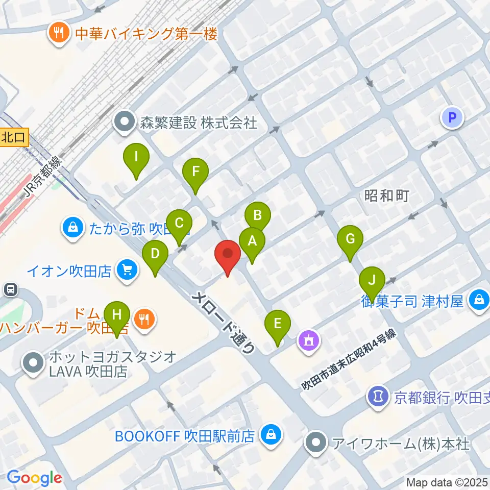 歌枕直美音楽教室周辺の駐車場・コインパーキング一覧地図